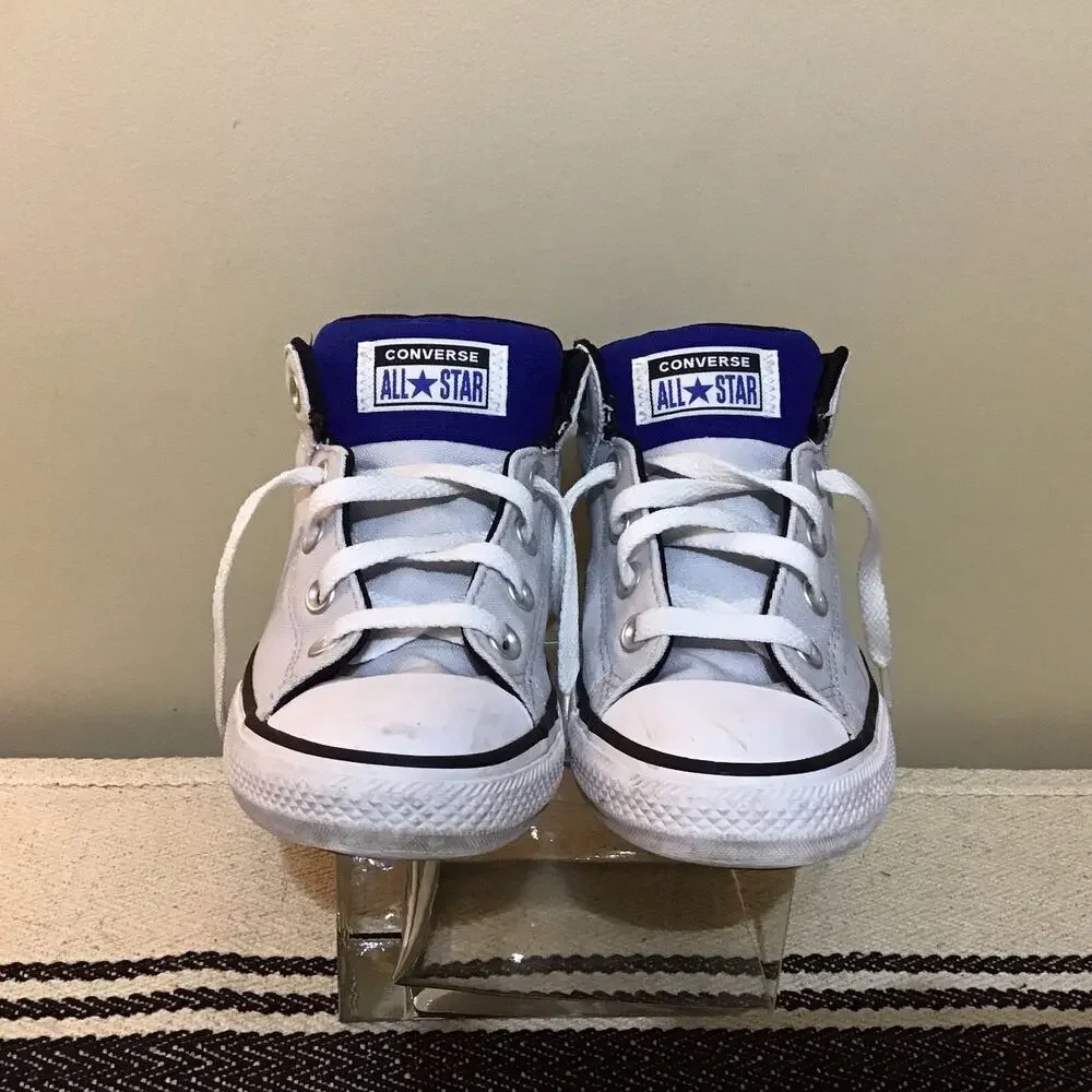 Kids Converse Chuck Taylor All Star Axel Mid Top Shoe Sz US 2 Cushion Insole